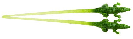 Animal Chopsticks baguettes Alligator 23 cm
