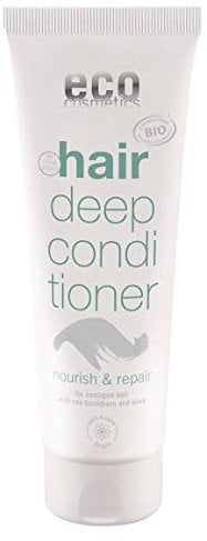 Eco Cosmetics Haarkur Deep Conditioner vegan ohne Mirkoplastik, weiß, 125 ml