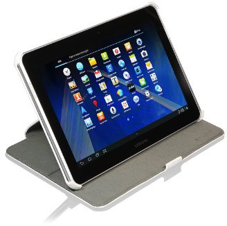 StilGut UltraSlim Case V2, Funda con Funcion de Soporte para el Original Samsung Galaxy Tab 2 7.0, Blanco