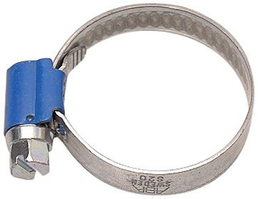 Aparoli AWEHIRU ABA Svezia - Fascetta stringitubo Originale, 25 – 40 mm, Filettatura a Vite, Larghezza 9 mm, Confezione da 10 Pezzi, Colore: Blu