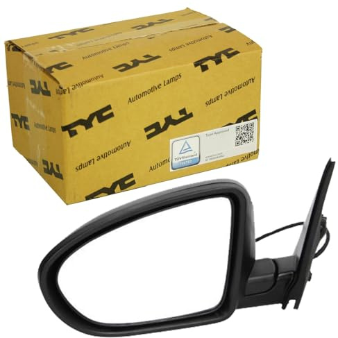 TYC 324-0030 NS QSHQI I 2006-2013 MIRROR LEFT ELECTRIC PRIMED RETACTABLE CONVEX