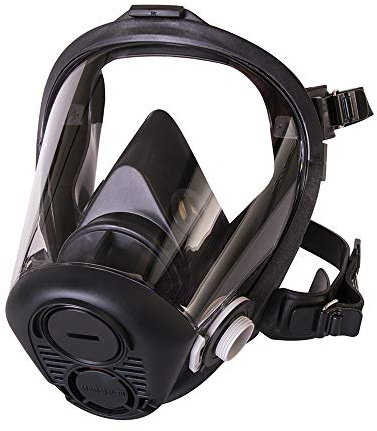 Honeywell North RU6500 Series Niosh-Approved Full Facepiece Silicone Respirator, Medium (RU65001M)