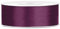 Satinband 25m x 25mm Dekoband Geschenkband (Pflaume)