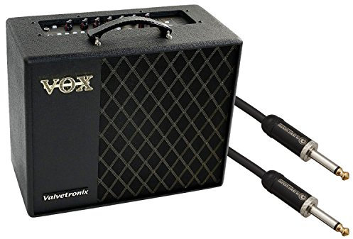 VOX VT40 X 40 W Gitarren Modeling Verstärker w/Planet Waves American Stage 10 Instrument Kabel