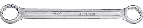 Holex Doppelendschlüssel gerade SW 27 x 32 mm Chrom-Vanadium-Stahl verchromt
