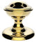 Carlisle Brass M60 Victorian-Centre Door KNOB (Round), Gold