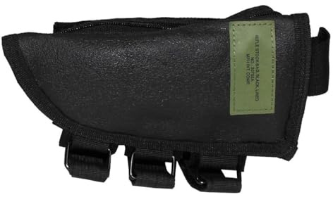 Gewehrschaft-Tasche, schwarz, gefüttert