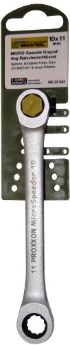 PROXXON 23243 MICROSpeeder 10 x 11mm Doppelring Ratschenschlüssel