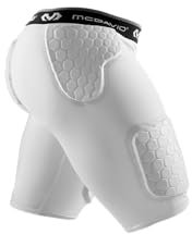 McDavid Unisex Thudd Schutzhose, Weiß, XL EU