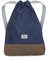Rucksack Gym Bag Sack Turnbeutel Baumwolle Canvas Tasche Sport Frauen Männer Kinder, Farbe:Blau