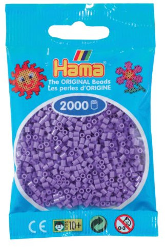 Hama - 501 - 45 - sachet de 2000 perles mini - (petites perles Ø2,5 mm) - Violet Pastel