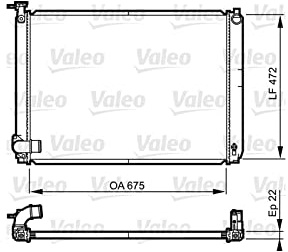 Valeo Kühler Motorkühlung 735571 | Kompatibel mit: LEXUS RX