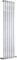 Milano Alpha Chrome Vertical Single Flat Panel Radiator - 1800mm x 450mm