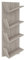 VCM Holzregal hängend | platzsparendes Regal | Maße: H. 90 x B. 33 x T. 16 cm | Elegantes Regal hängend | Aufbewahrungsregal | Bücherregal | Wandboard - Lansi Mini