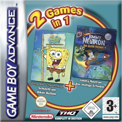 2 Games in 1 - Spongebob + Jimmy Neutron