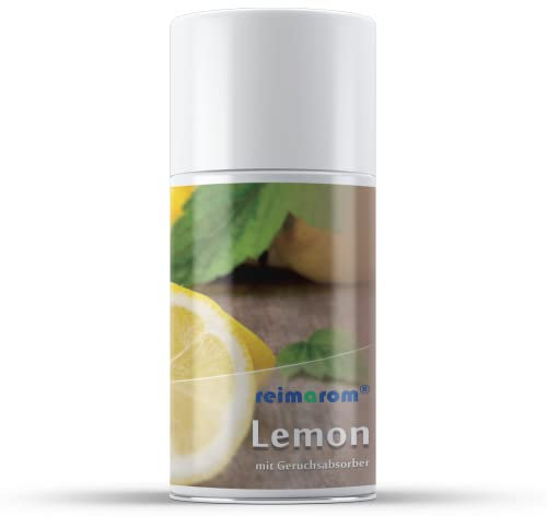 Duftspray Lemon | Lufterfrischer Duftspender oder zum manuellen Sprühen | Raumduft von REIMA | mit Geruchsabsorber | leckerer und natürlicher Duft nach Zitronen