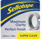 Sellotape Nastro super trasparente, pratico nastro adesivo adesivo per la massima chiarezza, nastro forte per confezioni regalo, rotolo singolo (24 mm x 50 m)