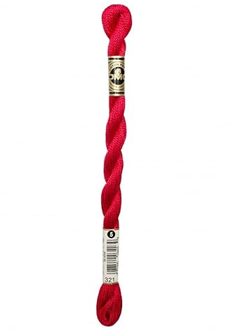 DMC Cotton Perle Thread Size 3 321 - Each