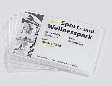 Renz Laminierfolien Business Card, 90 x 60 mm, 2 x 125 mic