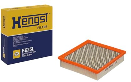 HENGST - Luftfilter E625L - Luft-Filtereinsatz für KFZ | Hochwertiger Motorluftfilter für Otto- oder Dieselmotor - Schutz für Motoren - Wasserbeständig