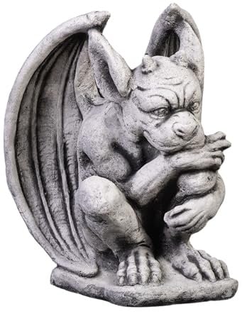 gartendekoparadies.de Figure de Pierre Massive gargouille Gardien en Pierre reconstituée, résistant au Gel