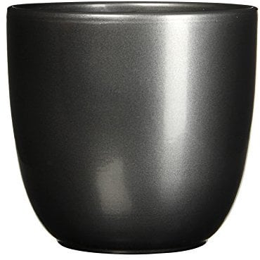 Mica decorations Tusca Blumentopf H28,5 x Ø31 cm Anthrazit