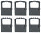 Kompatibel OBV 6x Farbband für OKI 9002303 9002309 - schwarz