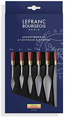 Lefranc Bourgeois Set 6 Couteaux A Peindre