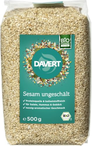 Davert Sesam ungeschält 4er Pack (4 x 500 g) - Bio