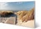 banjado® Magnettafel silber 78 x 37cm / Magnetwand aus Metall/Magnetpinnwand Memoboard/Pinnwand Magnettafel Küche, Büro, Kinderzimmer inkl. 4 Magnete & Montageset Motiv Dünen
