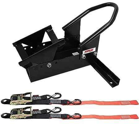 Extreme Max 5600.3204 Deluxe Motorcycle Wheel Chock/Tie-Down Kit