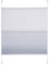 Liedeco® Plissee (Day and Night) verspannt mit Klemmträger / 80 x 130 cm weiß-weiß (Breite x Höhe) / lichtdurchlässig und lichtundurchlässig Blickdicht stufenlos verstellbar in einem Doppelplissee