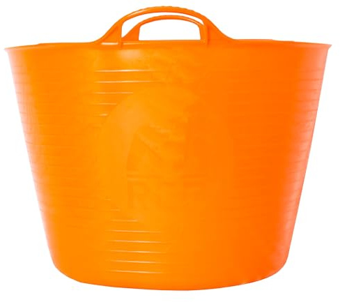 Tubtrugs 36L Large Flexible 2-Handled Recycled Tub, Orange