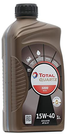 Total Motoröl Quartz Diesel 5000 15W40, 1 Liter