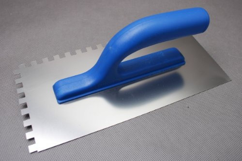 Zahnkelle - Zahnspachtel - Glättekelle gezahnt - Zahnung: 8x8mm - Modell LIGHT