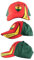 Flaggenfritze Cap/Kappe Ghana, Fan