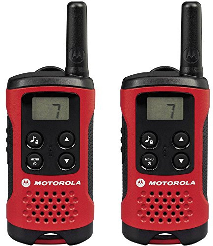 Motorola TLKR T40 PMR Funkgerät mit LC-Display, 2-er pack, rot