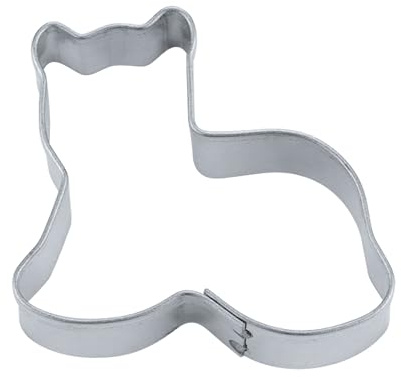 Städter Mini-Ausstechform Katze Weißblech Größe: 4,5 cm, 955203