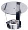 Regenhaube Edelstahl DN 100 100mm Abgasrohr Schornstein Rauchrohr Kamin