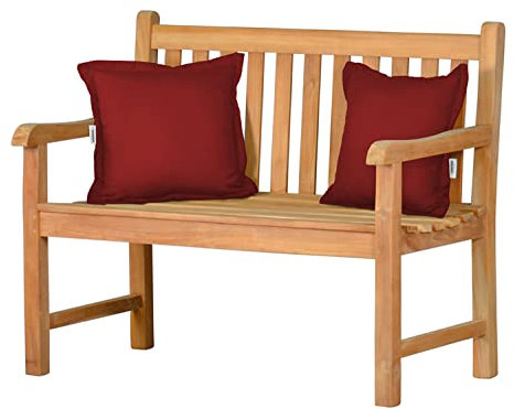Kai Wiechmann Deko Kissen Kuschelkissen rot waschbar Premium für Garten Terrasse Balkon