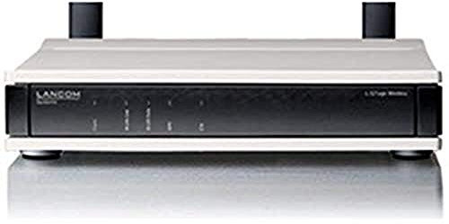 LANCOM L-321agn Access Point mit bis zu 300 MBit/s, Zwei Reverse SMA-Antennenanschlüsse, PoE (IEEE 802.3af), Single Operation WLAN (2,4 oder 5 GHz) Active Radio Control (ARC), Schwarz-Grau