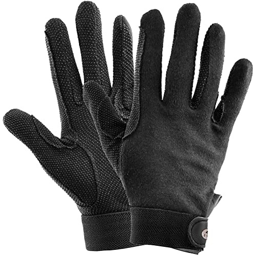 WALDHAUSEN ELT Reithandschuh Picot, XL, schwarz