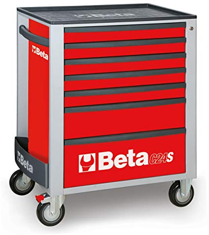 Beta C24S/7-R - Cassettiera porta attrezzi con 7 cassetti