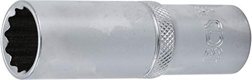 BGS 10684 | Llave de vaso 12 caras, larga | entrada 12,5 mm (1/2) | 17 mm