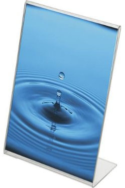 Prospektständer L-Menüholder DIN A6 Prospekthalter Flyerständer Menüständer 2780