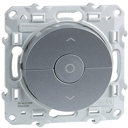 Schneider Electric S530208 Interrupteur Volets roulants Odace 230 V Alu