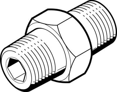 Festo 151522 Modell esk-3/8–3/8 Double Nipple