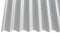 Polycarbonat Wellplatten Profilplatten Sinus 76/18 wabe Struktur klar 2,8 mm (5000 x 1045 x 2,8 mm)