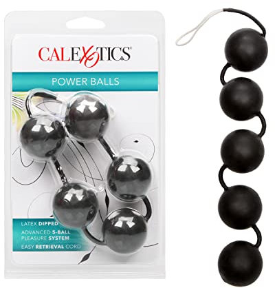 CALEXPOWER BOLAS ANAL/VAGINAL NEGRO