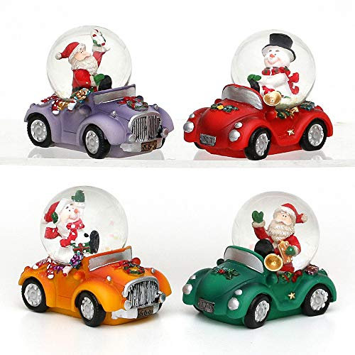 Kinder Schneekugel im 4er Set, Cars, Maße H/B/Ø Kugel: ca. 8 x 5,5 cm/ Ø 4,5 cm.